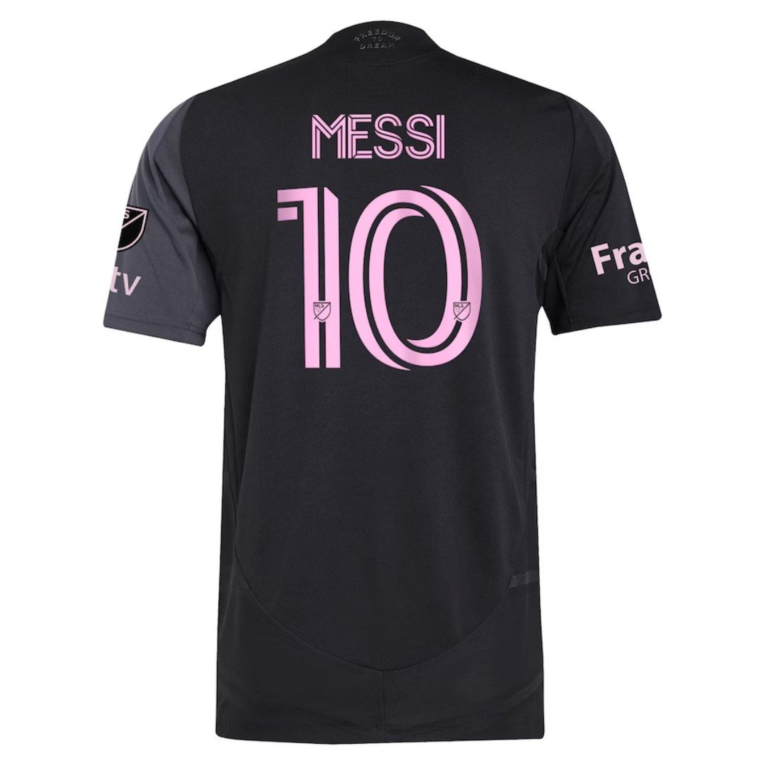 Messi #10 Inter Miami Authentic Soccer Jersey Away Shirt 2025