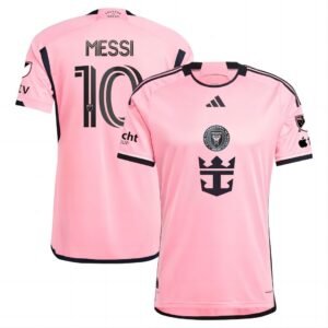Messi #10 Inter Miami Authentic Soccer Jersey Home Shirt 2024