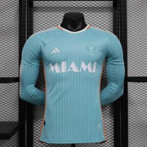 Inter Miami Authentic Soccer Jersey Third Away Long Sleeve Shirt 2024