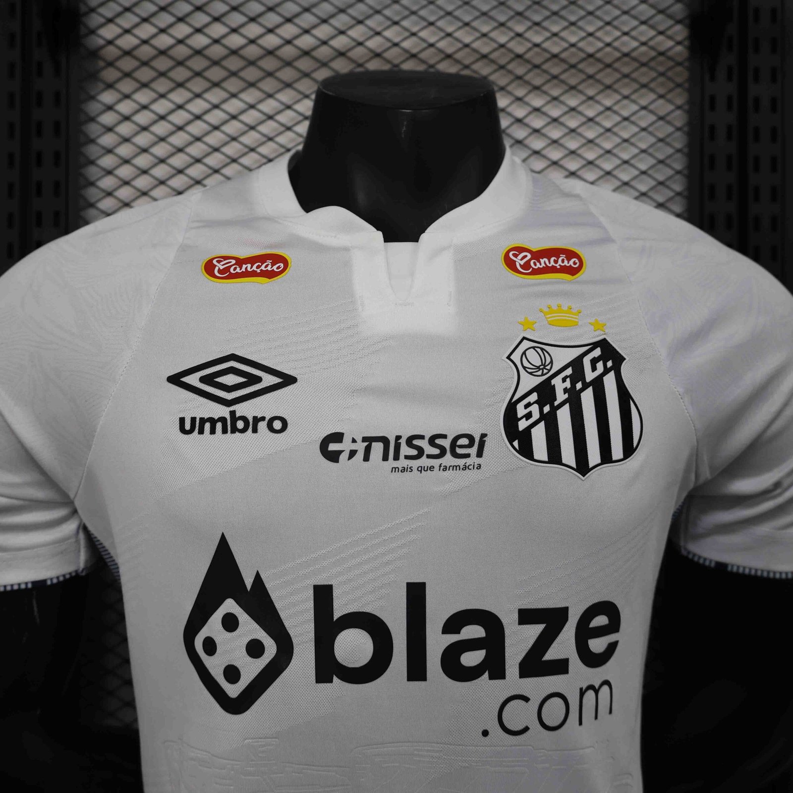 Santos FC Authentic Soccer Jersey Home Shirt All Sponsor 2024 - Image 4