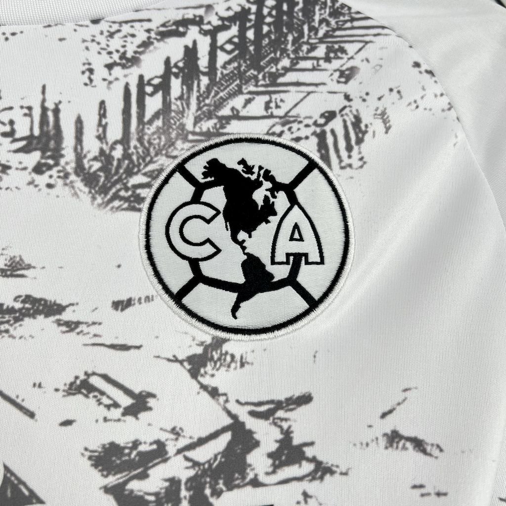 Club America Soccer Jersey Away Custom Shirt 2025/26 - Image 4
