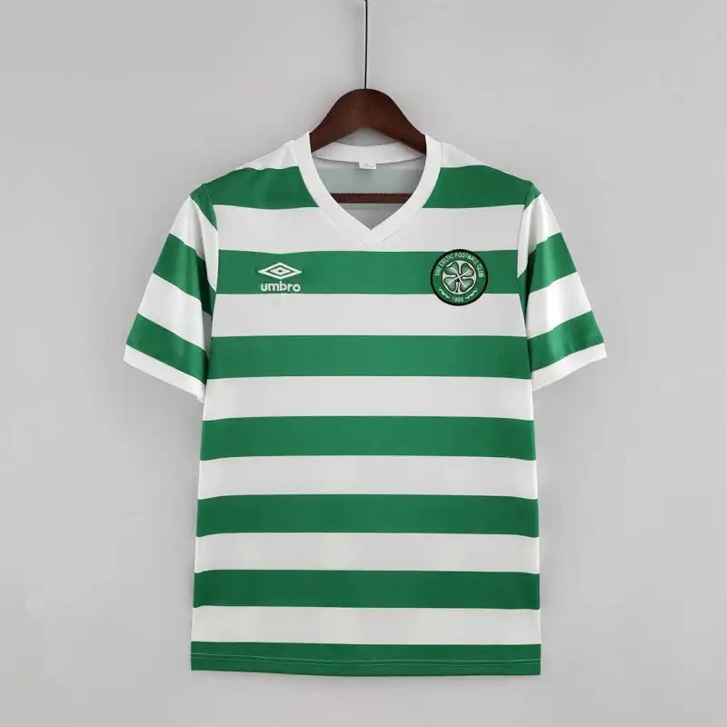 Celtic Retro Soccer Jersey Home Custom Shirt 1980/81