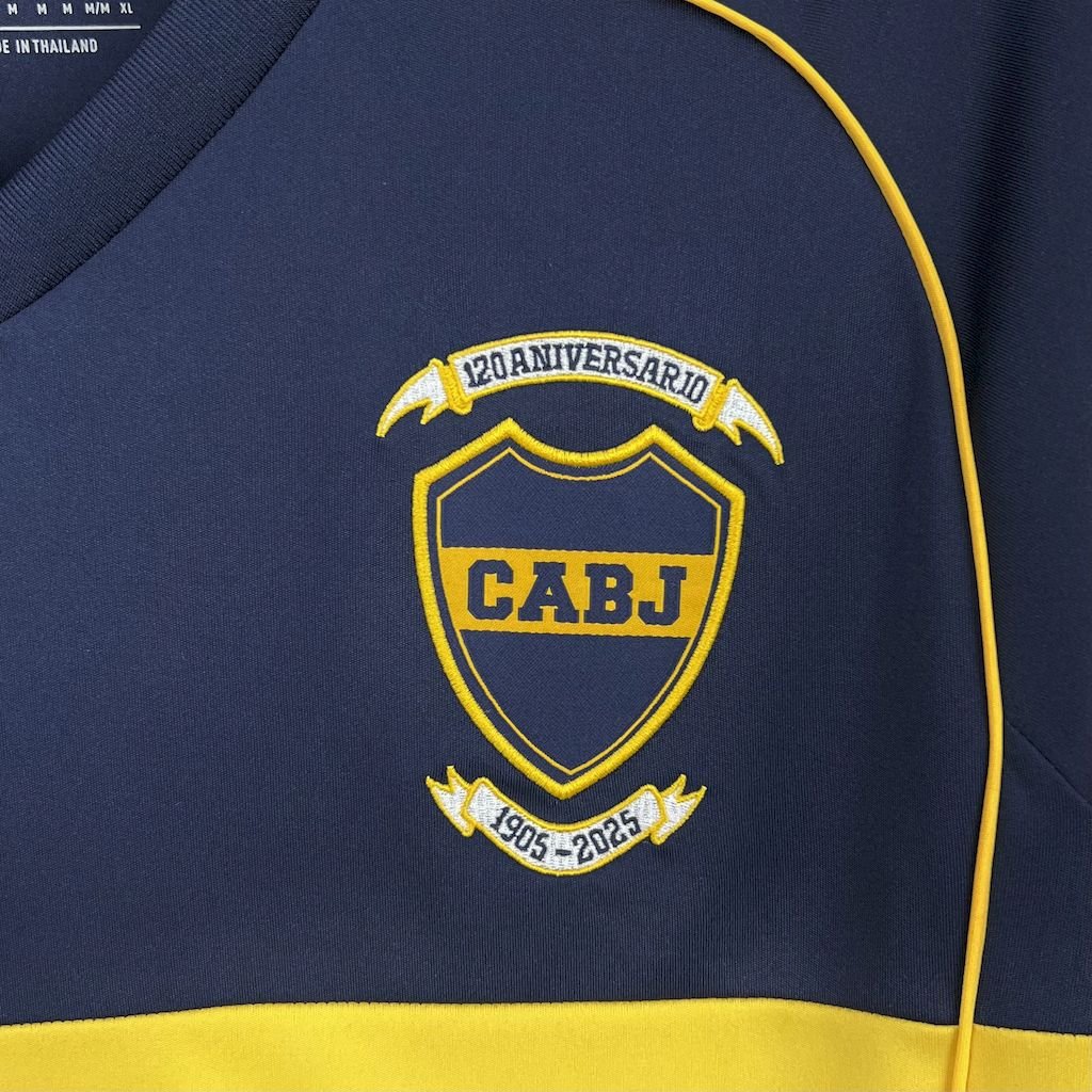 Boca Juniors Soccer Jersey Home Custom Shirt 2025/26 - 120th Anniversary - Image 6