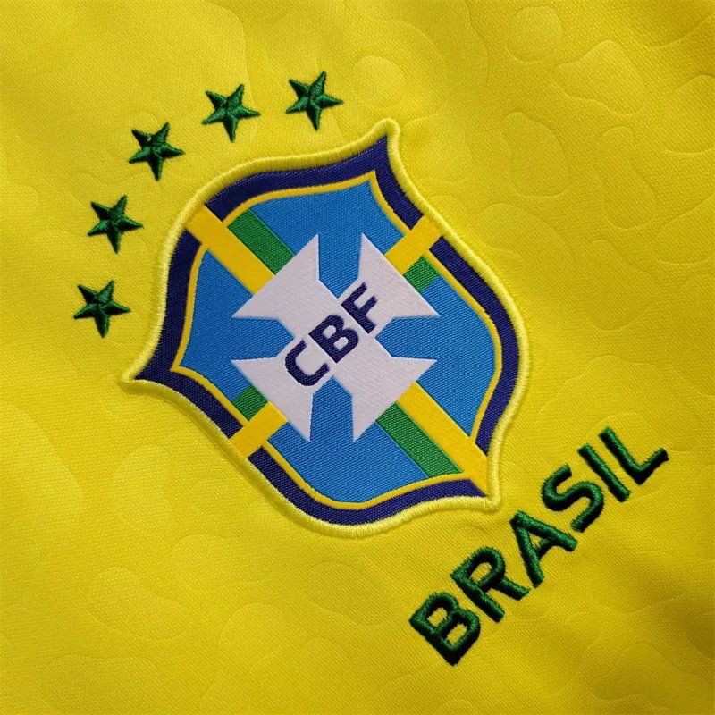 Brazil Soccer Jersey Home Custom Shirt World Cup 2022 - Image 7