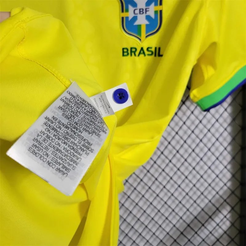 Brazil Soccer Jersey Home Custom Shirt World Cup 2022 - Image 10
