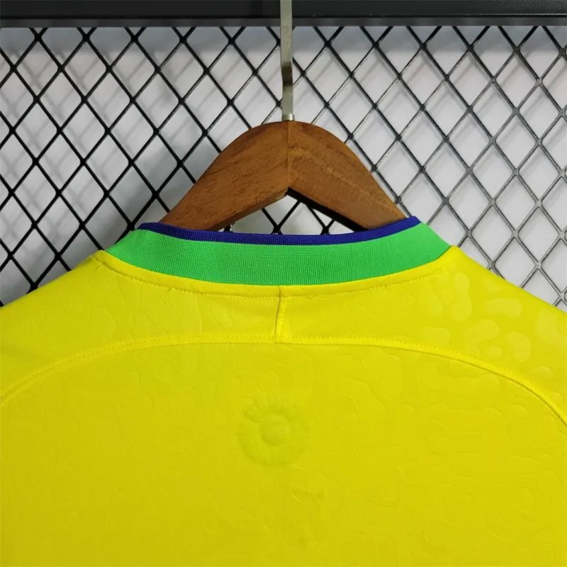 Brazil Soccer Jersey Home Custom Shirt World Cup 2022 - Image 11