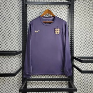 England Soccer Jersey Away Long Sleeve Custom Shirt EURO 2024