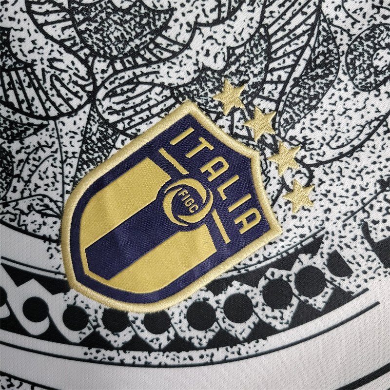 Italy Soccer Jersey White Special Edition Custom Shirt 2024 - Image 7