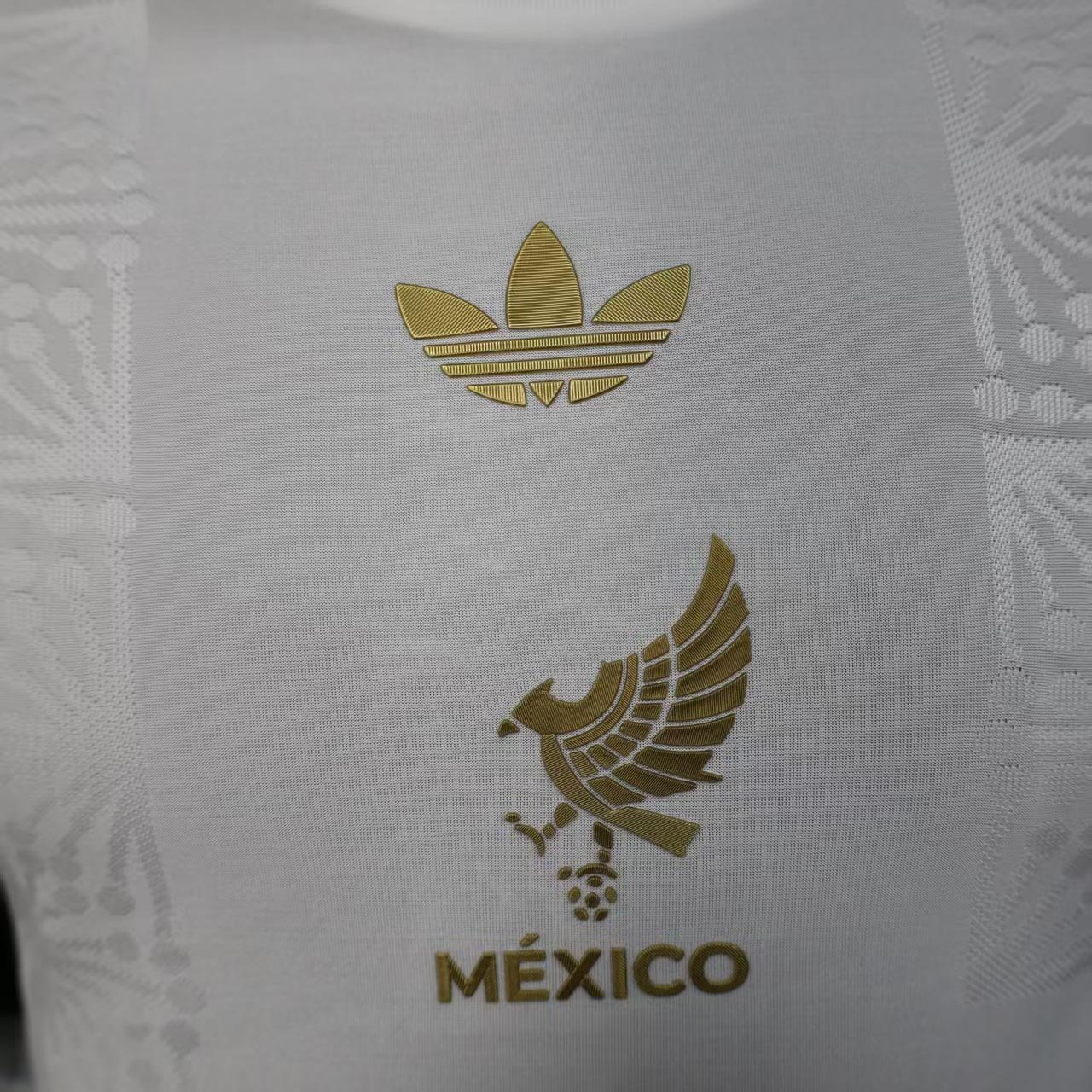 Mexico Authentic White Special Long Sleeve Soccer Jersey 2025 - Image 4
