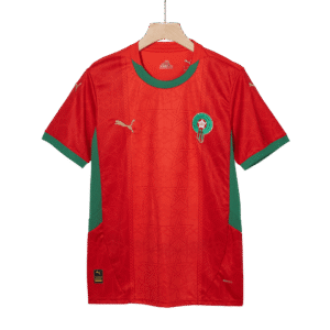 Morocco Soccer Jersey Home Custom Shirt 2024-25