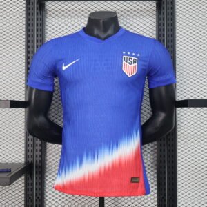 USA Authentic Soccer Jersey Away Shirt Copa America 2024