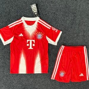 Bayern Munich Home Kids Kit Jerseys+Shorts 2025/26