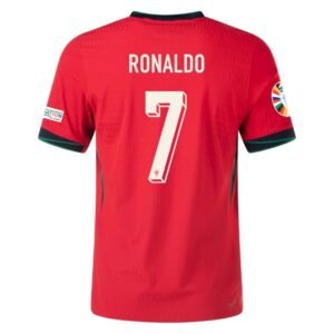 Ronaldo #7 Portugal Authentic Soccer Jersey Home Shirt EURO 2024