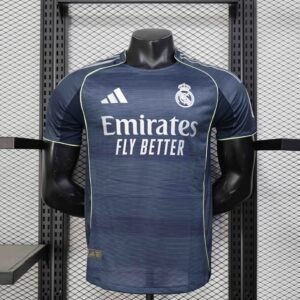 Real Madrid Authentic Soccer Jersey Away Shirt 2025/26