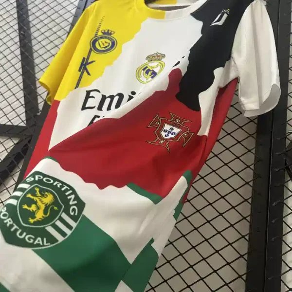 Cristiano Ronaldo Commemorative Edition Shirt 2025/26 - All Club Mix - Image 5