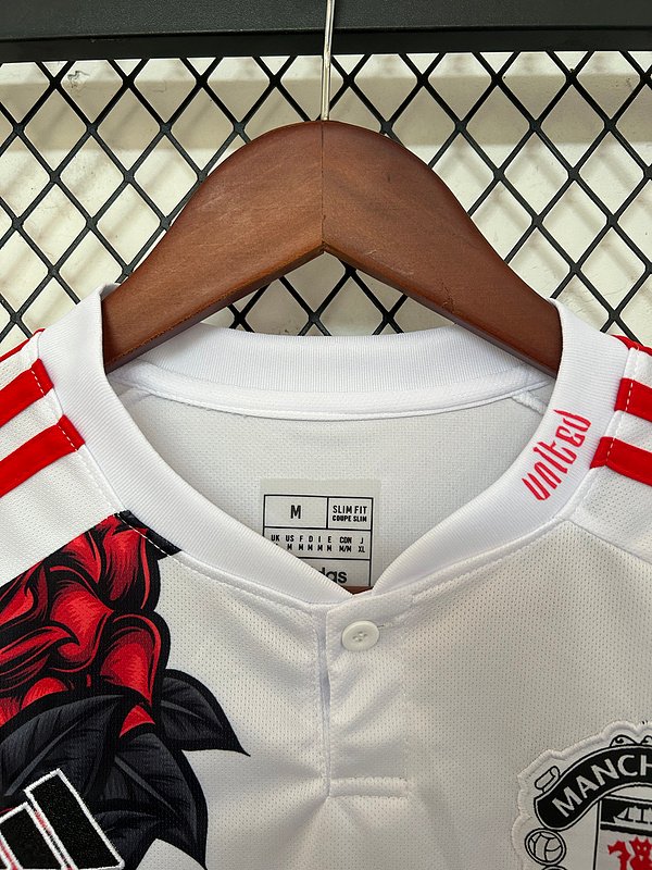 Manchester United Red & White Special Edition Football Jersey Shirt 2025/26 - Image 4